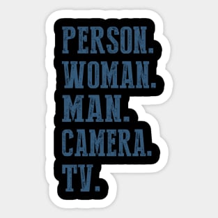 Person Woman Man Camera Tv  2 Sticker